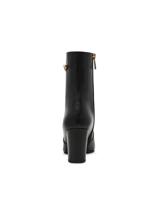 Steve Madden Black Geneeva Heeled Ankle Boot