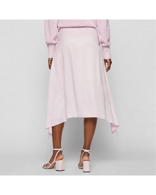 Boss Pink Vicina 10242449 01 Midi Skirt