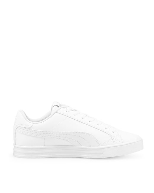 PUMA White Smash Vulc 3 Low Trainers for men