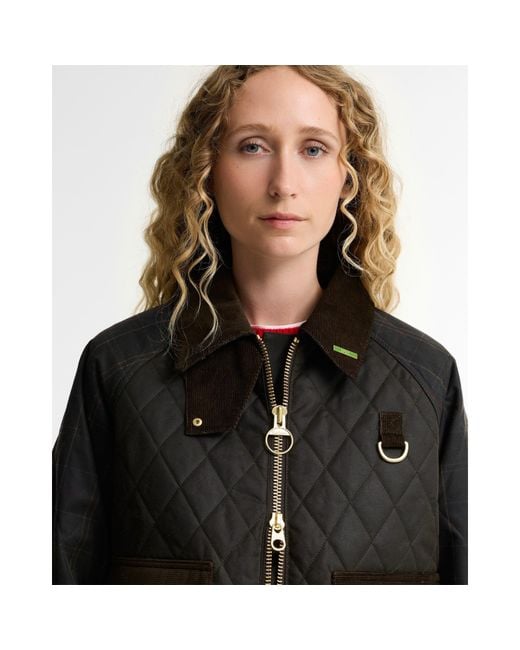 Barbour Black B.Li Qlt Spey Wax Ld64