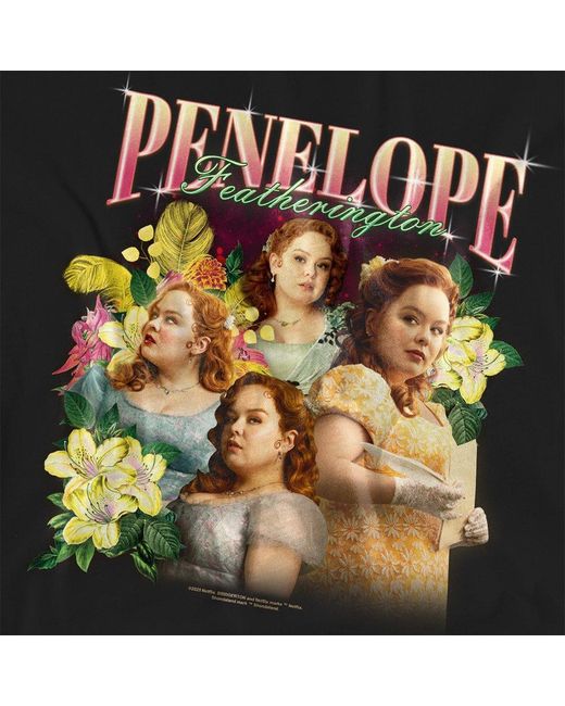 Bridgerton Black Penelope Featherington Vintage T-Shir