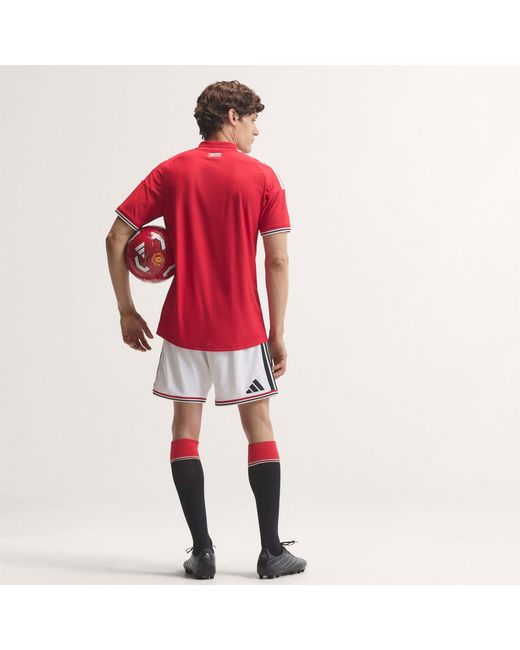 Adidas Red Manchester United Authentic Home Shirt 2026/27 for men