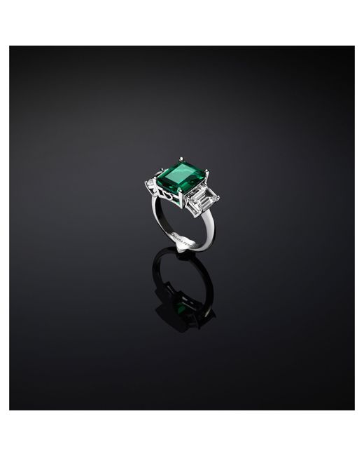 Chiara Ferragni Black Emerald Band Ring