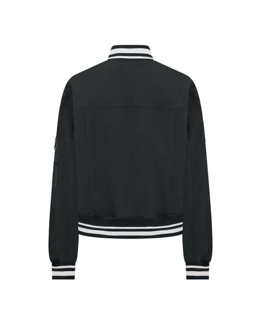 DKNY Black Varsity Jacket