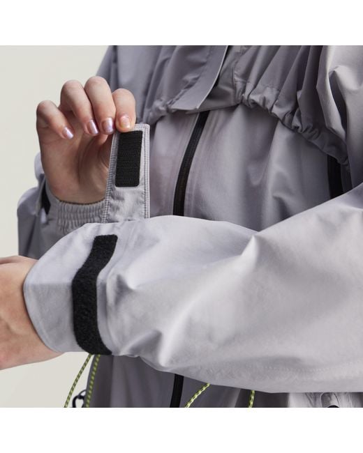 Adidas Gray Rain Anorak Jacket