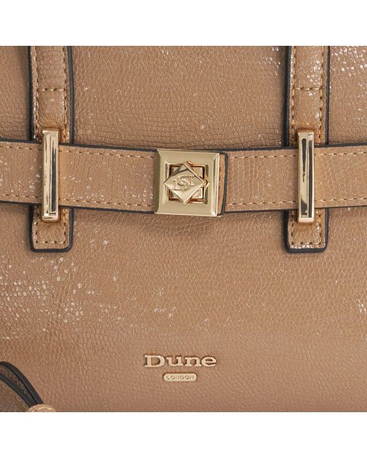 Dune Brown Delineate Shoulder Bag