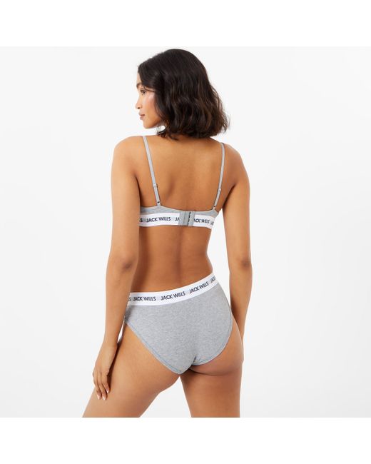 Jack Wills Brown Jack Biddstone Multipack Bralette 2 Pack