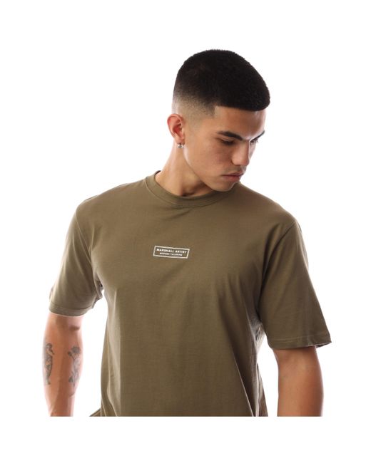 Marshall Artist Green Regular Fit T-Shirt for men