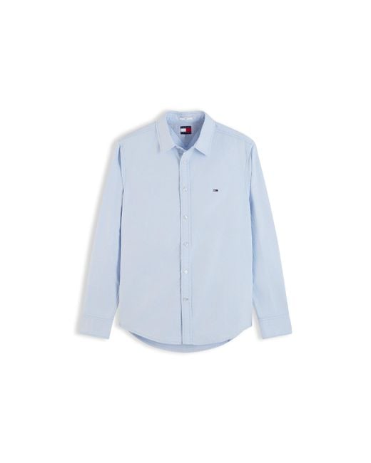Tommy Hilfiger Blue Tj Slm Oxford Shirt Sn64 for men