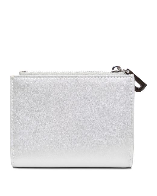 DIESEL White Zip Billfold Wallet for men
