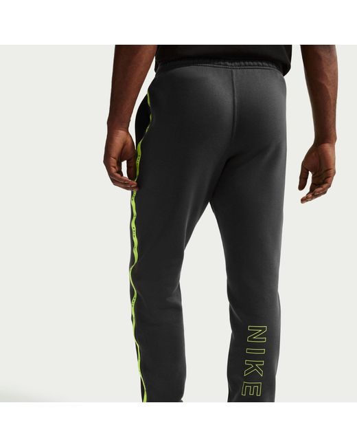 Nike Black Closed Hem Fleece Joggers for men
