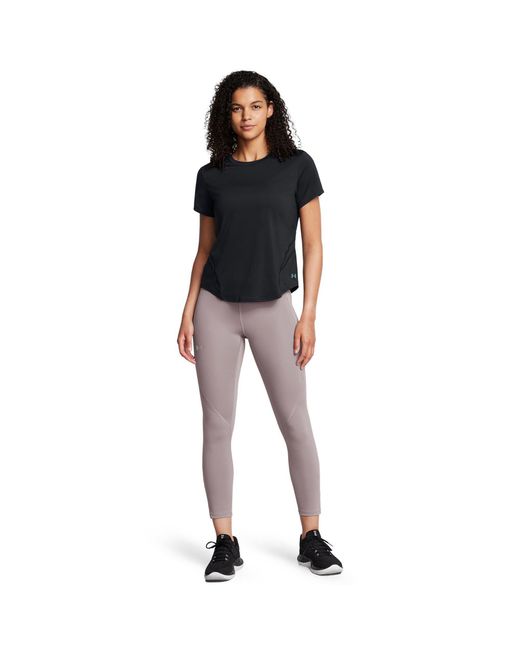 Under Armour Black Short-Sleeve Performance Gym Top