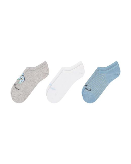 Ted Baker Gray Invisible Socks