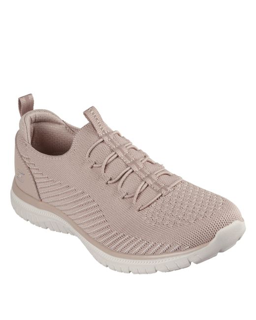 Skechers Blue Slip On Trainers