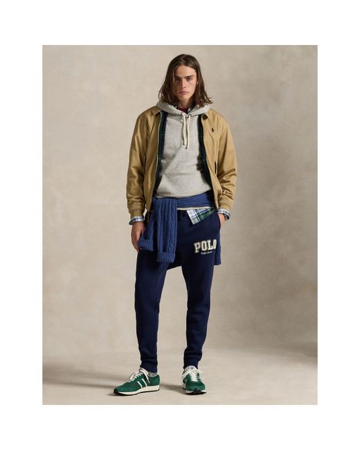 Polo Ralph Lauren Blue Fleece Tapered Joggers for men
