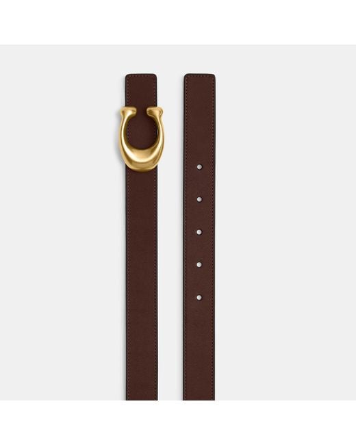 COACH Brown Leather Belt
