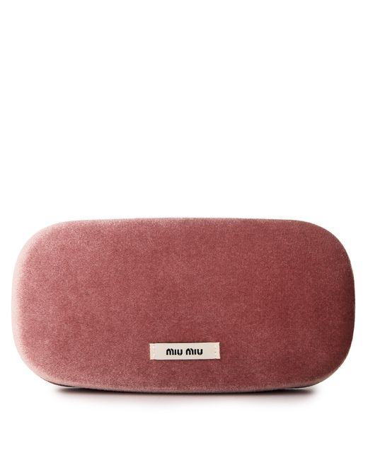 Miu Miu Black Rectangle Sunglasses