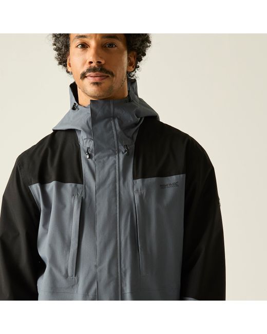 Regatta Black Freesdale Waterproof Isotex Jacket for men