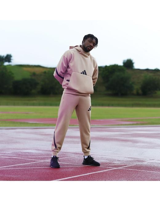 Adidas Natural Z.N.E. Tracksuit Bottoms for men