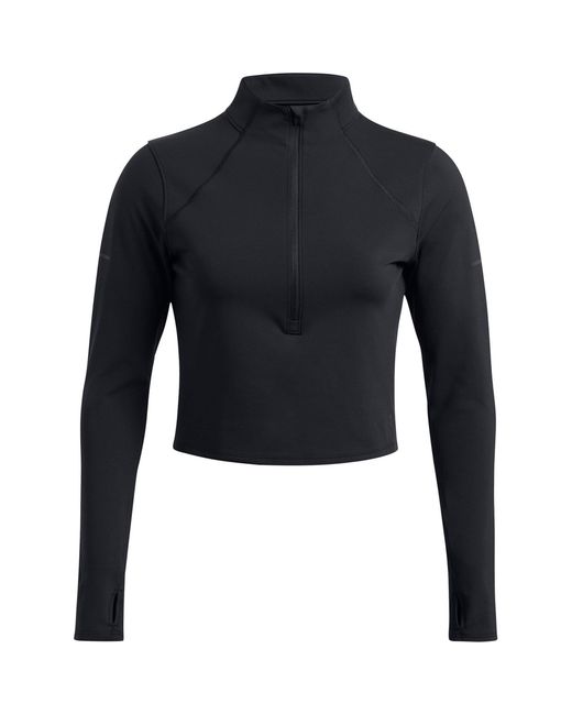 Under Armour Blue Launch Elite Half Zip Long Sleeve Performance Top