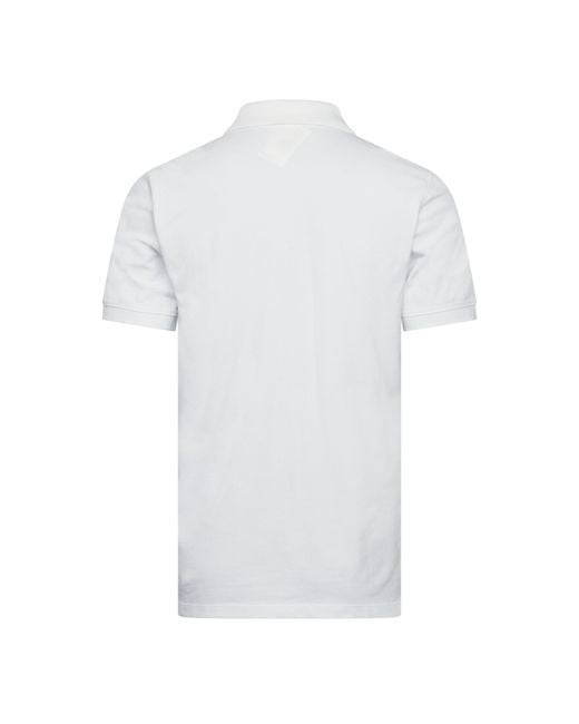 Levi's White Slim Housemark Polo Bright Whi for men