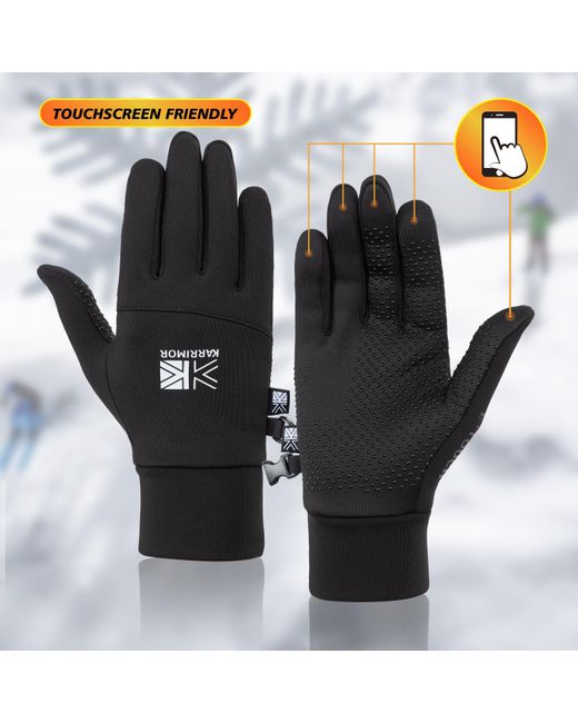 Karrimor Black Thermal Gloves for men