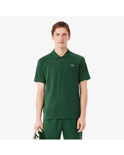 Lacoste Green Short Sleeve Performance Polo Shirt for men
