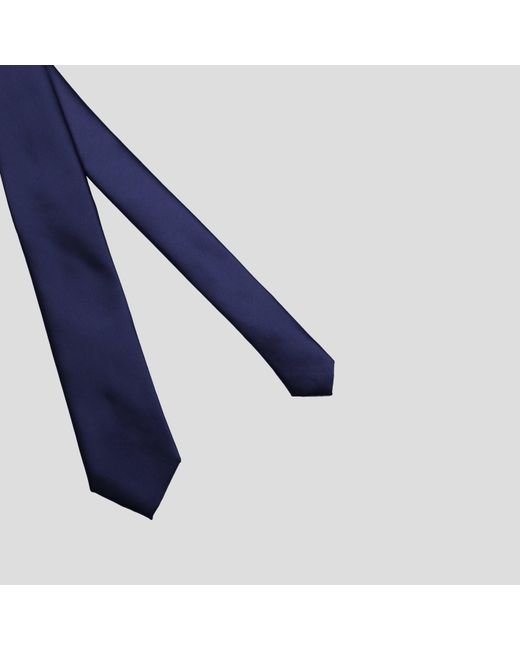 Twisted Tailor Blue Ellroy Plain Tie for men