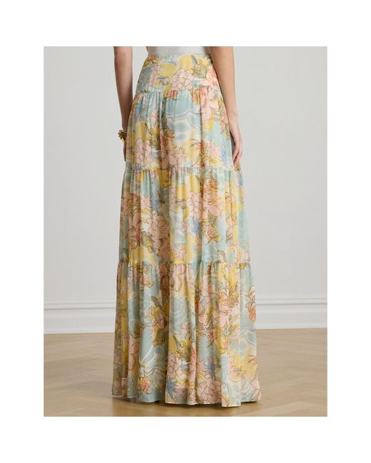 Ralph Lauren Metallic Maxi Skirt