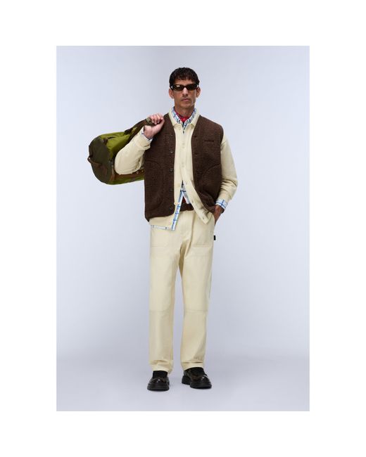 Napapijri Brown Napa Roldal Gilet for men