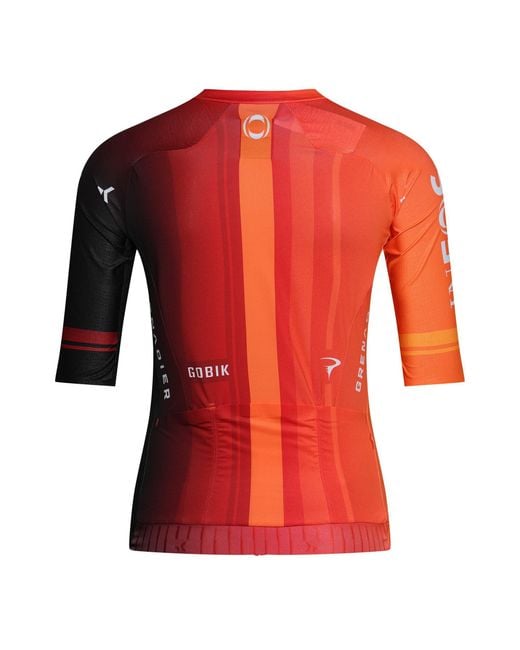 Castore Red Short Sleeve Cycling Jersey for men