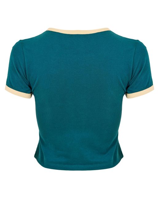 New Balance Blue Crop Top