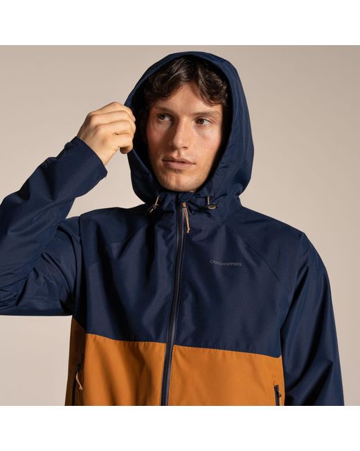 Craghoppers Blue Osuna Waterproof Shell Jacket for men