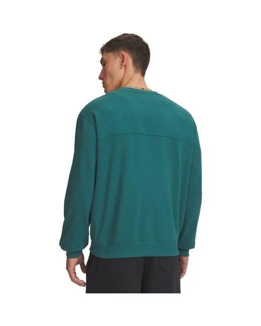 Under Armour Green Crew Sweatshirt for men