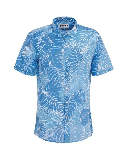 Barbour Blue Cornwall Summer Shirt for men