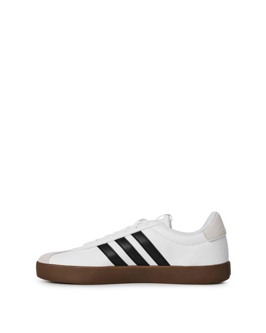Adidas White Vl Court 3.0 Shoes for men