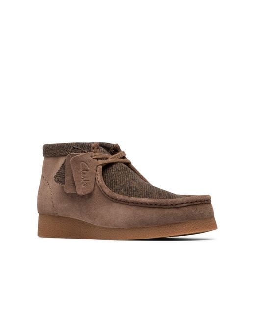 Clarks Brown Wallabee Chukka Boot for men