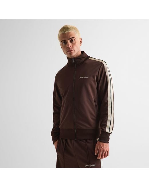 Palm Angels Brown Tracksuit Top for men