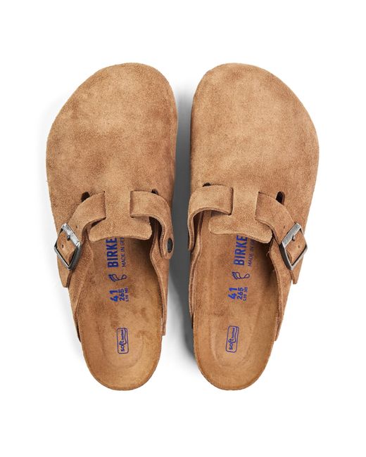 Birkenstock Brown Boston Leve Clogs for men