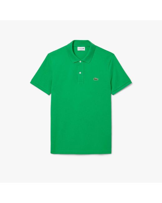 Lacoste Green Slim-Fit L.12.12 Pique Polo Shirt for men