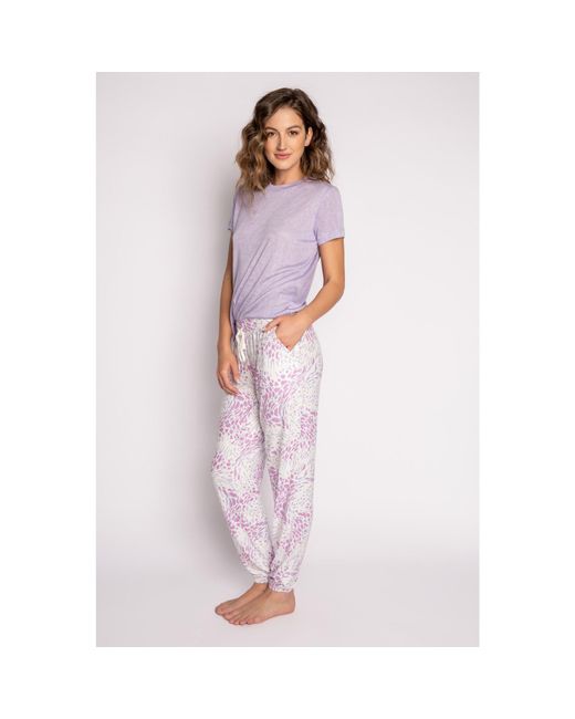 Pj Salvage Purple Pant