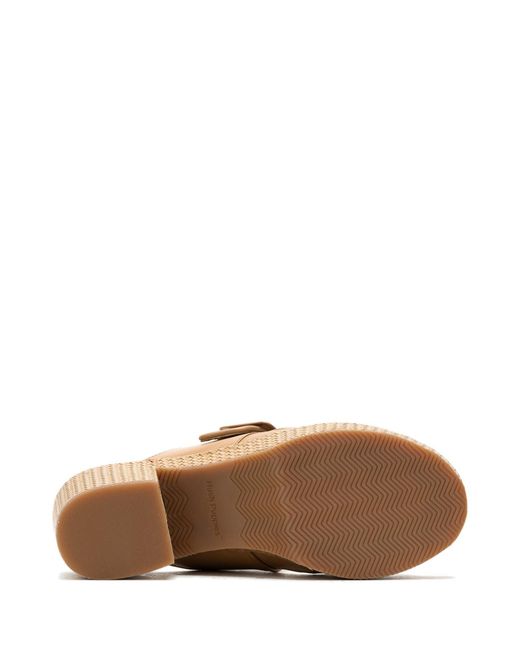 Hush Puppies Brown Poppy Buckle Slide