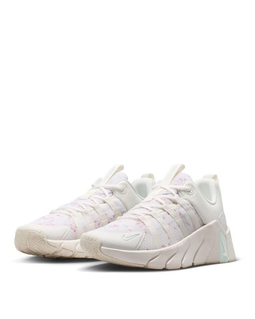 Nike White Free Metcon 7 Training Shoes