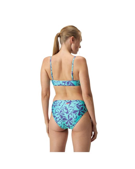 Speedo Blue Printed Adjustable Thinstrap 2 Piece