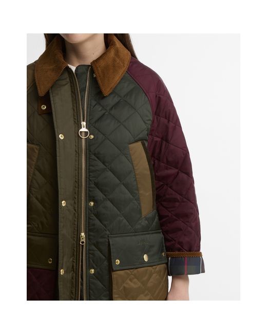 Barbour Brown B.Li Bedale Patch Ql Ld64