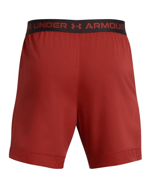 Under Armour Red Vanish Woven Performance Gym Shorts for men