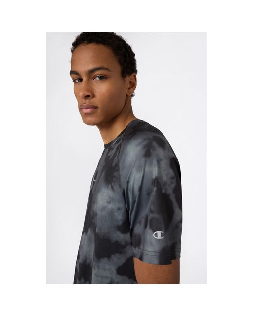 Champion Black Short Sleeve Performance Gym Top for men