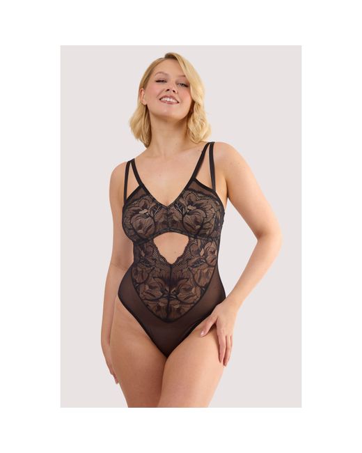 Playful Promises Green Ariella Graphic Lace Body