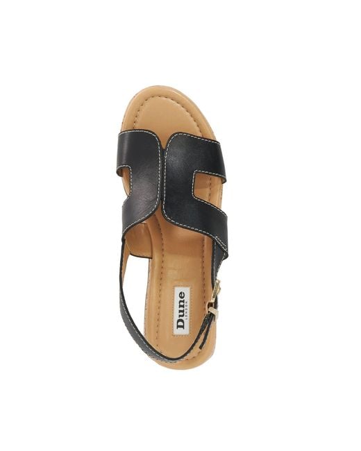 Dune Blue Kouper Flatform Sandal