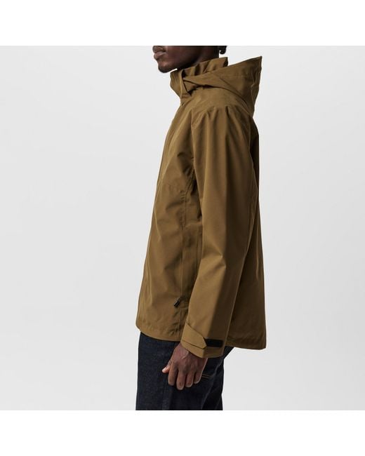 Firetrap Green Hooded Dwr Long Sleeve Waterproof Jacket for men